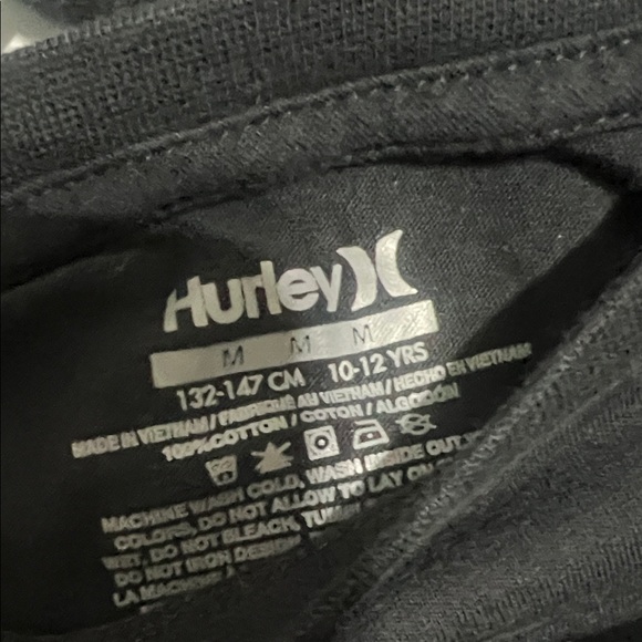 Boys Hurley Kids' Long Sleeve Tees - Blue, Black, Maroon - Picture 3 of 10